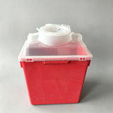 22.7 L Sharps Container Hinge Cap With Petals