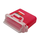 5.4 Quart Sharps Container Biohazard Disposal Bin with Rotating Chamber