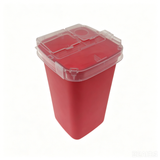 Flip Top 1 Quart Sharps Container for Home and Professional Use