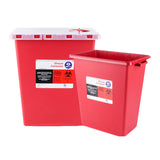 Large Capacity 8 Gallon Biohazard Sharps Container for Medical Waste Disposal