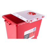 Large Capacity 8 Gallon Biohazard Sharps Container for Medical Waste Disposal