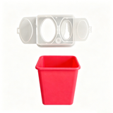 Multi Lid Opening 1liter Sharps Container For Medical Wastes