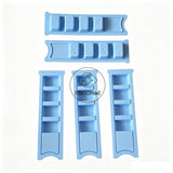 4-Compartment Medication Dispenser with Sliding Lid
